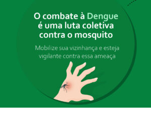 O combate à Dengue é uma luta coletiva contra o mosquito