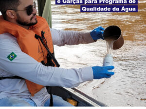 DNIT realiza coleta no Araguaia e Garças para Programa de Qualidade da Água