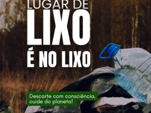 Descarte adequado de lixo
